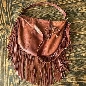 Lucky Brand Fringe Crossbody or Shoulder Purse